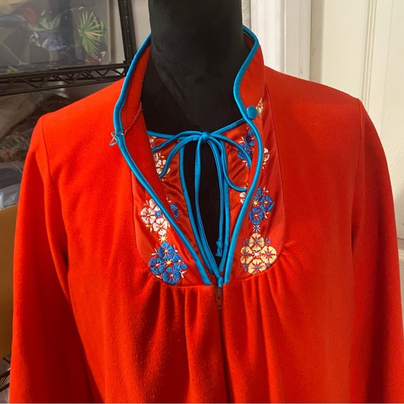 jcpenney Intimates & Sleepwear Vintage Jcpenny Red Robe 2 Piece